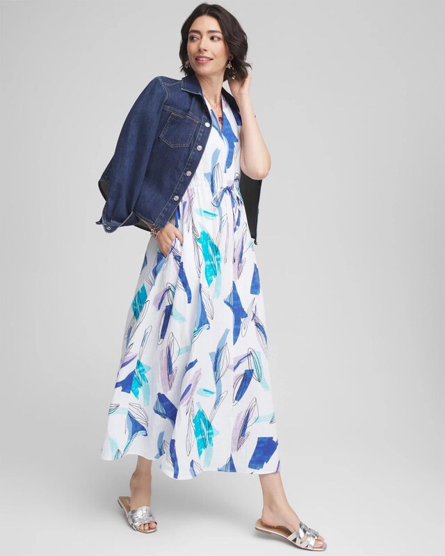 Sleeveless Gauze Maxi Dress - image 2
